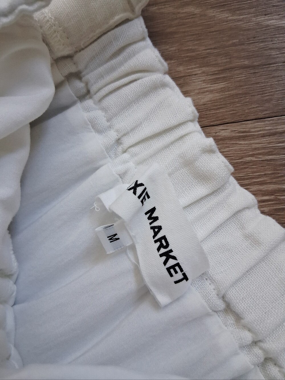 Pixie Market Beatrice White Linen Open Back Midi Dress - Picture 8 of 16